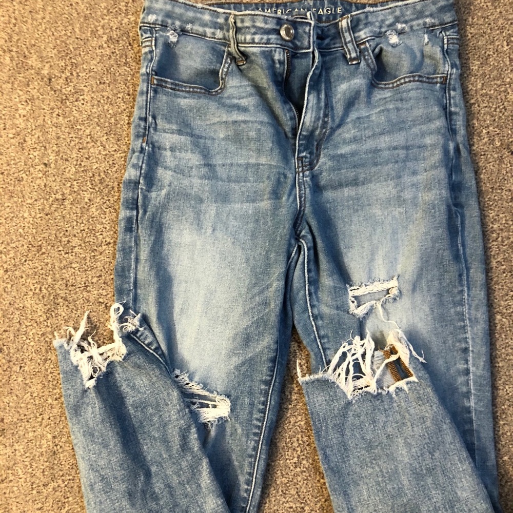 AE super high rise jegging crop